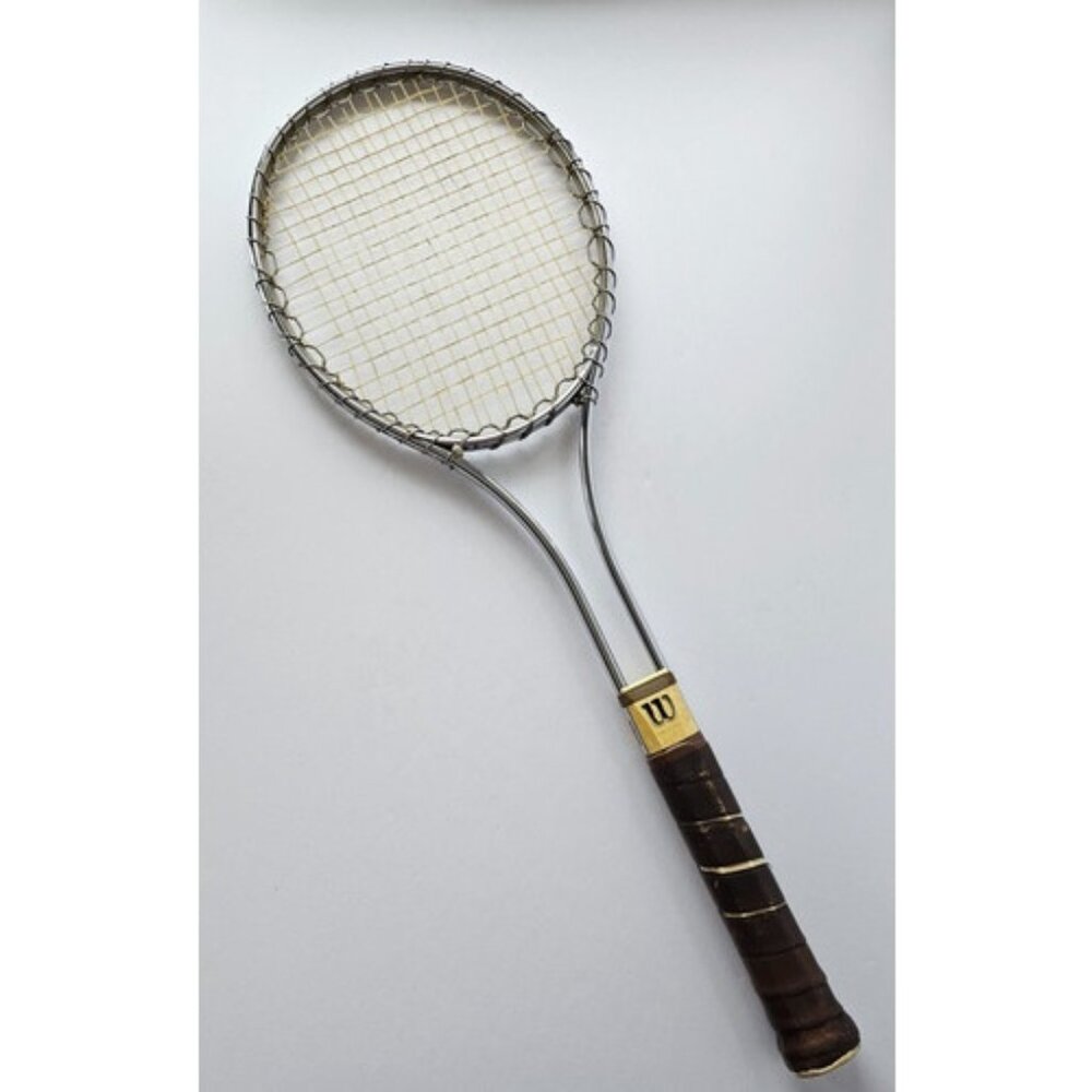 Vintage Wilson T2000 Wire Wrapped Aluminum Metal Tennis Racket racquet Made USA